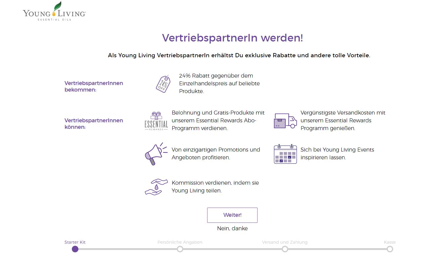 Kundenkonto Erstellen Screenshot